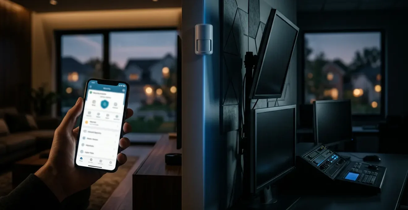 Comparaison entre télésurveillance et autosurveillance pour la sécurité domestique
