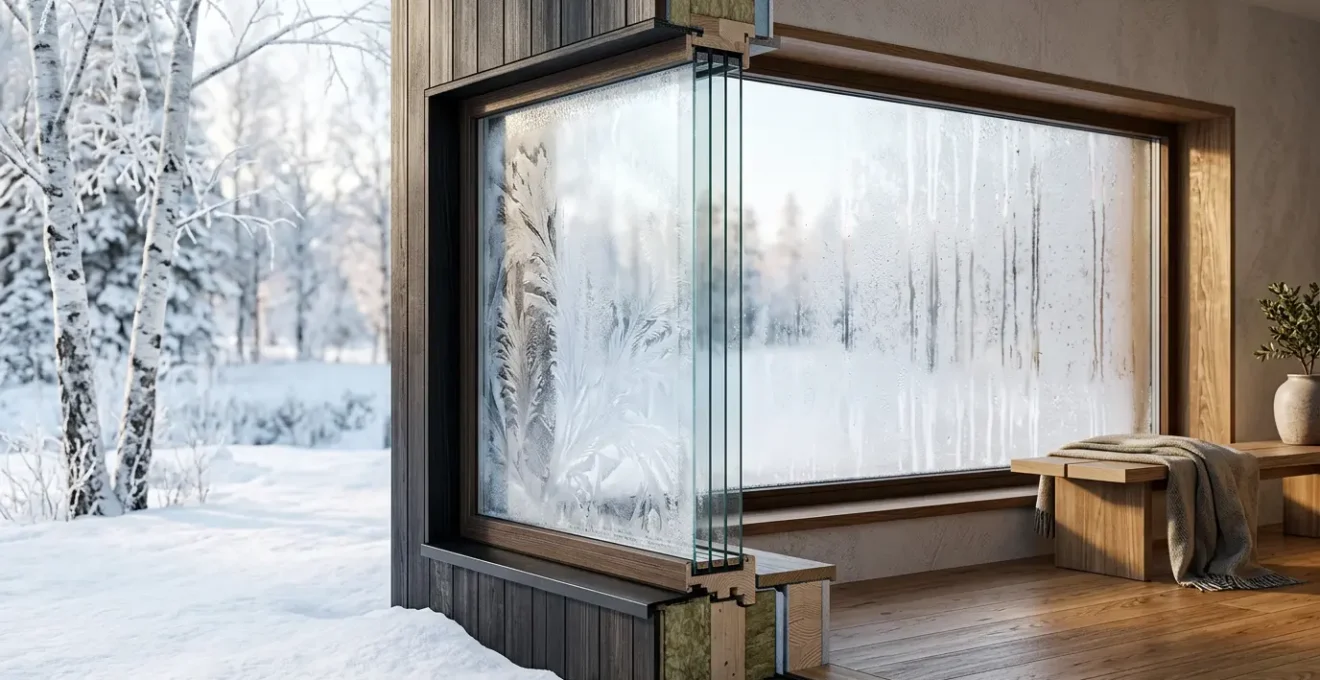 Comparaison visuelle entre différents types de vitrages montrant leur épaisseur et performance thermique