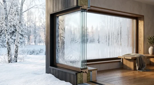 Comparaison visuelle entre différents types de vitrages montrant leur épaisseur et performance thermique